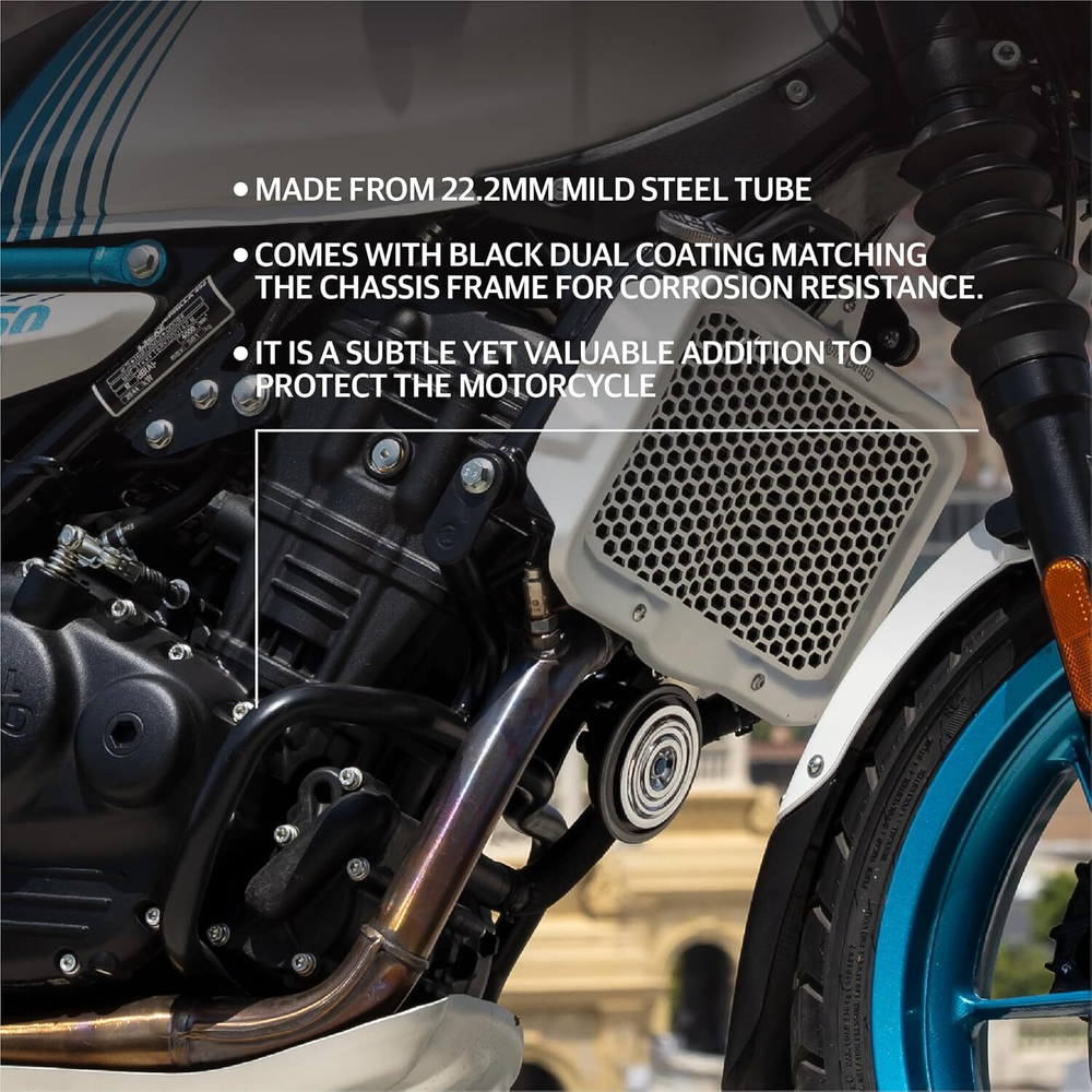 Защитные дуги компактные , Royal Enfield, черные. Guerrilla 450, Himalayan 450