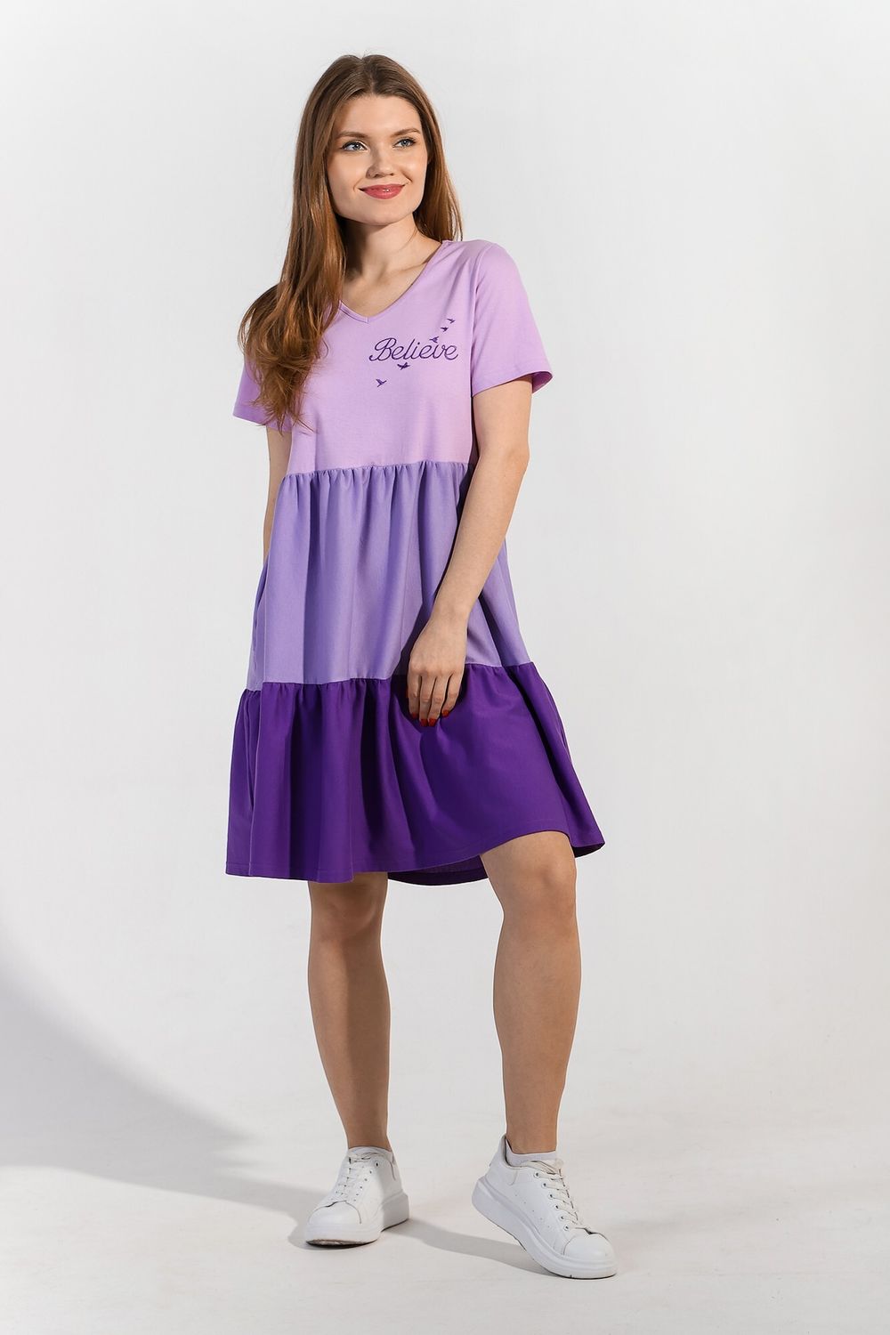 Платье Эксклюзив Виотекс СИРЕНЕВЫЙ