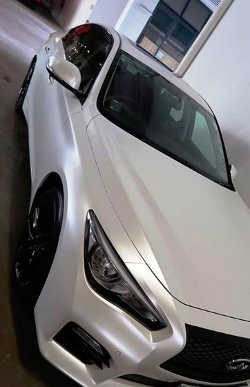 Пленка перламутровая белая матовая Ceramic White Carbins