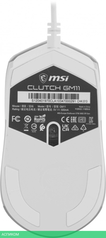 Мышь MSI Clutch GM11 белый (S12-0401970-CLA)