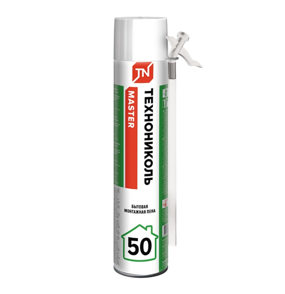 Пена монтажная Технониколь Master 50 бытовая (1 л) 221655