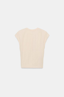 ZARA ТОП В КОРСЕТНОМ СТИЛЕ, ЭКРЮ