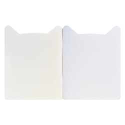 Скетчпад (альбом для эскизов) арт. 61689 КОФЕМАН /210х260 мм, 24 л., мягкий переплёт (2 скобы), фигурная вырубка. Обложка - мелованный картон 190 г/м², тиснение цветной фольгой, вн.блок - белый офсет 100 г/м²,