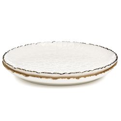 НАБОР ТАРЕЛОК ОБЕДЕННЫХ LEFARD "CHARM" 2 ШТ. 26*2,5 СМ (С ЗОЛОТОЙ ЛИНИЕЙ)