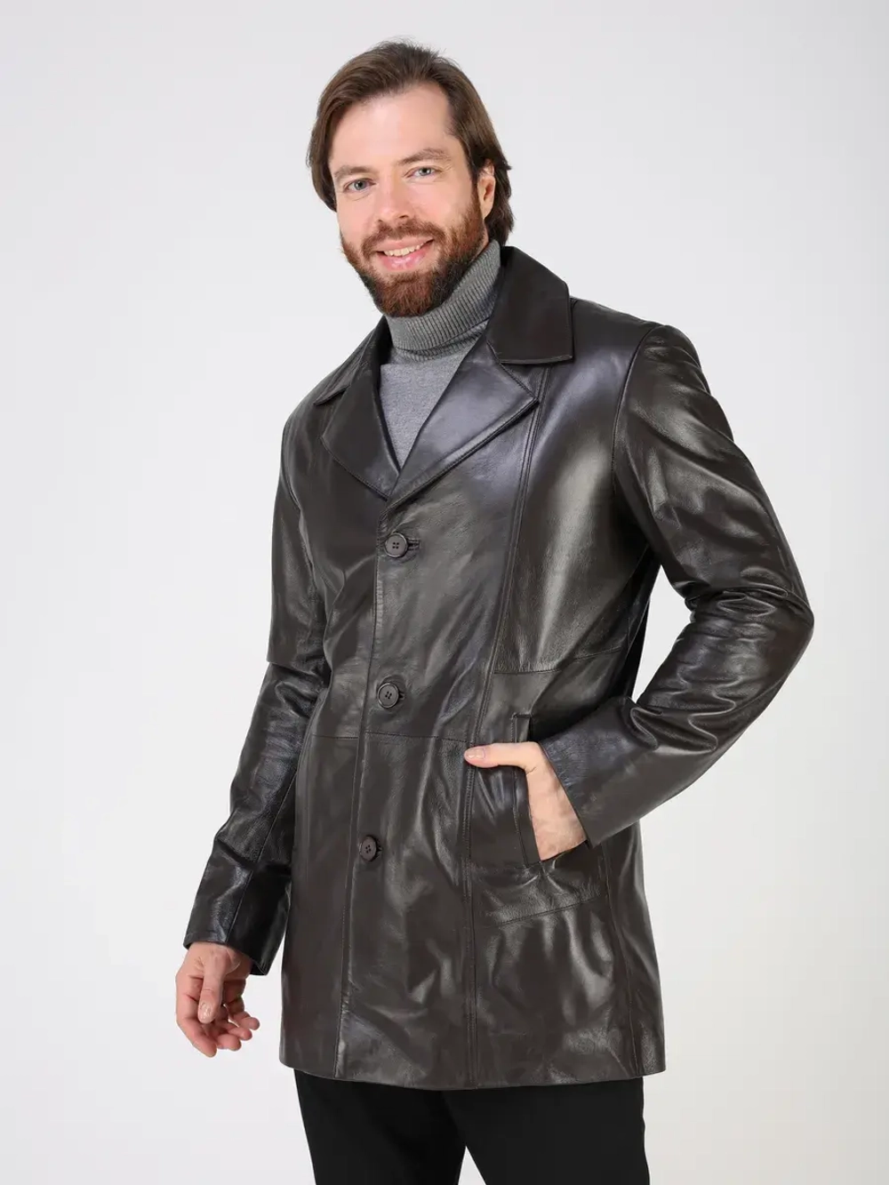 Кожаная куртка демисезонная блейзер пиджак