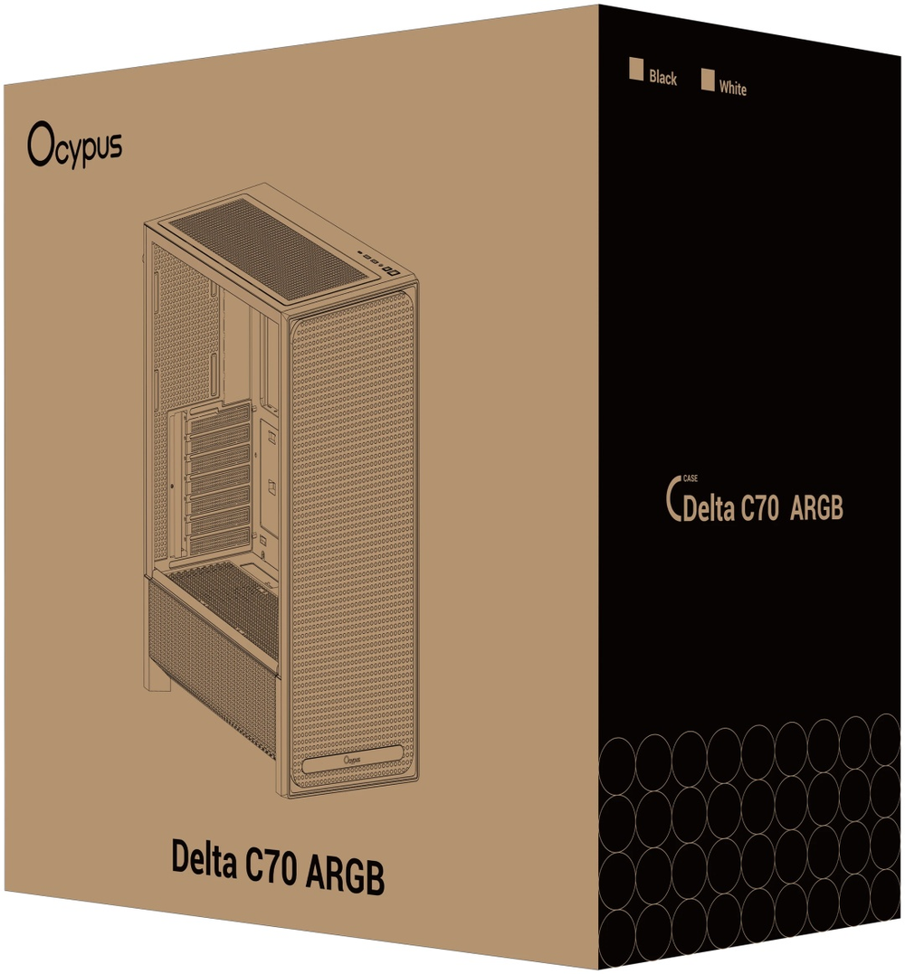 Корпус Ocypus Delta C70 ARGB черный