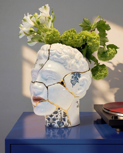 Ваза Kintsugi Head Him 09947
