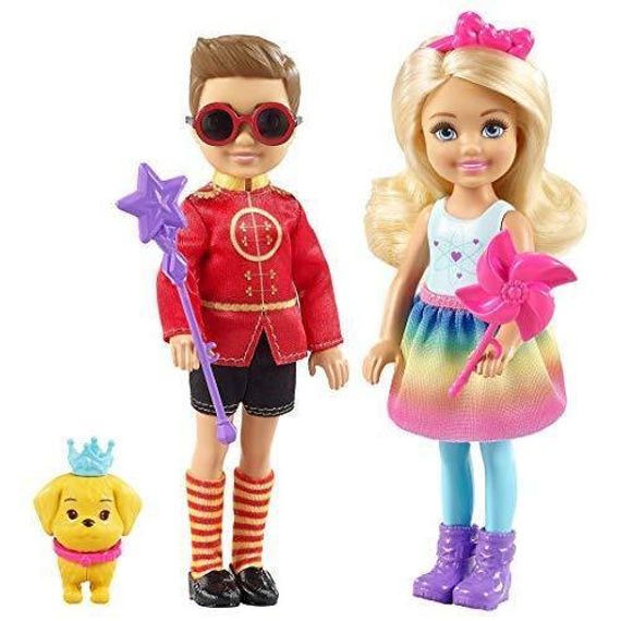 Barbie Dreamtopia Chelsea &amp; Otto Dolls with Puppy