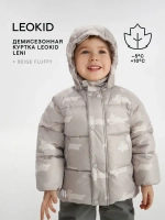 Демисезонная куртка Leokid Leni Beige Fluffy