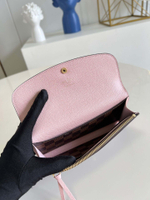 Louis Vuitton Wallet Damier Ebene/ Rose Ballerine