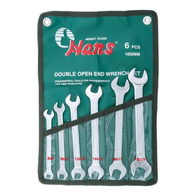 Набор рожковых гаечных ключей Hans, 16506M