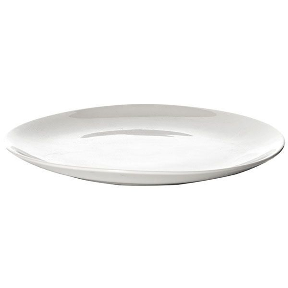 Белая тарелка «Кунстверк» (диаметр 25,5 см) (Цвет: белый)