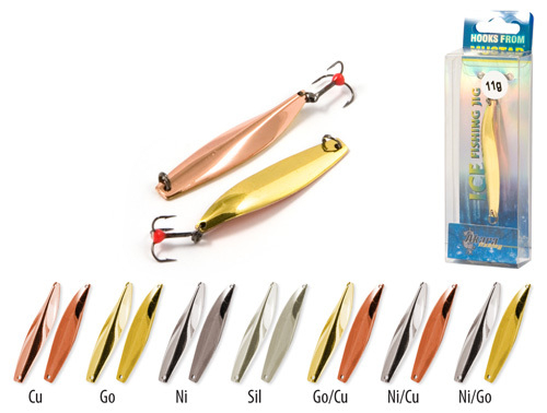 Блесна зимняя Akara Ice 3421 11 гр. Ni/Go