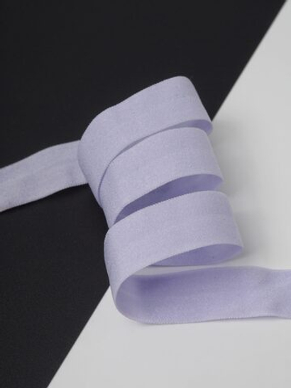 Бейка эластичная орхидея матовая ширина 15 мм