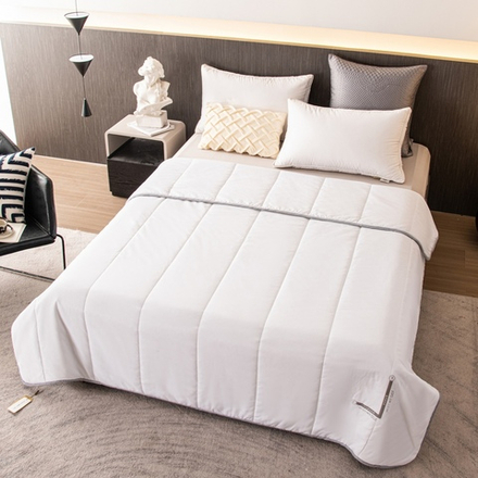 Одеяло SM Всесезонное SM002 черно-белый кант 150*210 см