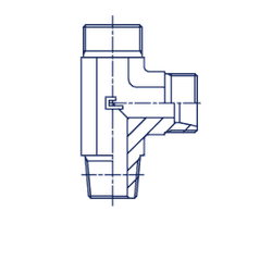 Штуцер FLC DS08 BSPT 1/4" (корпус)