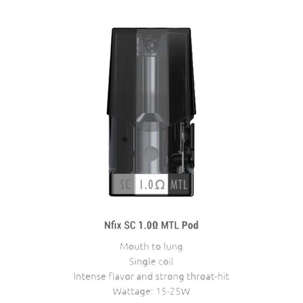 Купить Картридж SMOK Nfix SC 1.0ohm MTL 3 ml Pod