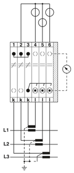 3026706 - URDK 6 - Проходные клеммы