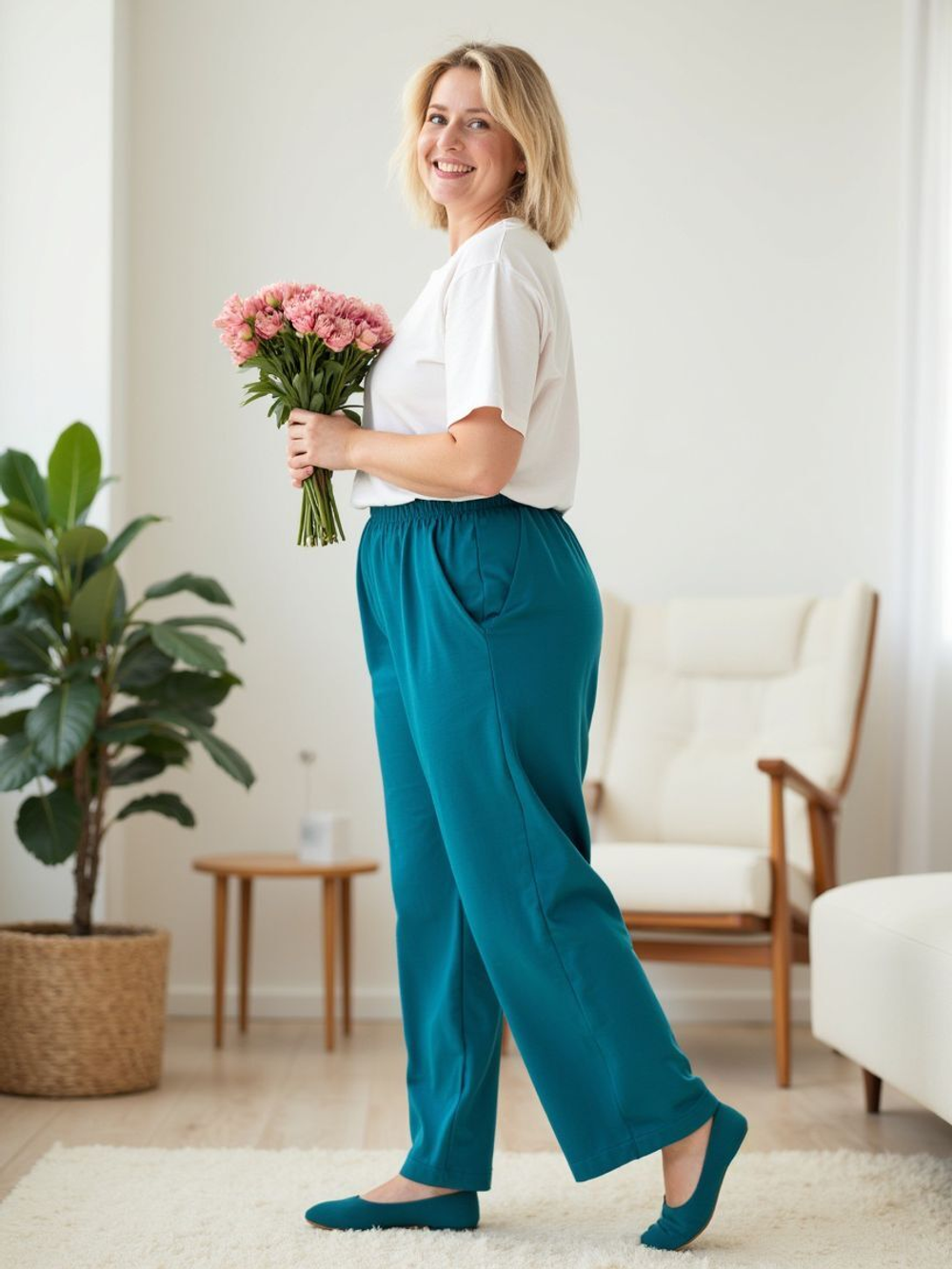 Брюки домашние Изумруд
