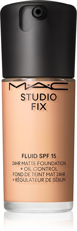 MAC Cosmetics Studio Fix Fluid SPF 15 24HR Matte Foundation + Oil Control - Матирующая тональная основа SPF 15, 30 ml