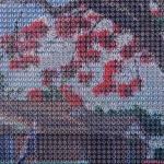 Алмазная мозаика на подрамнике с полным заполнением «МИР ЯРКИХ КРАСОК», красное дерево, 50*65см