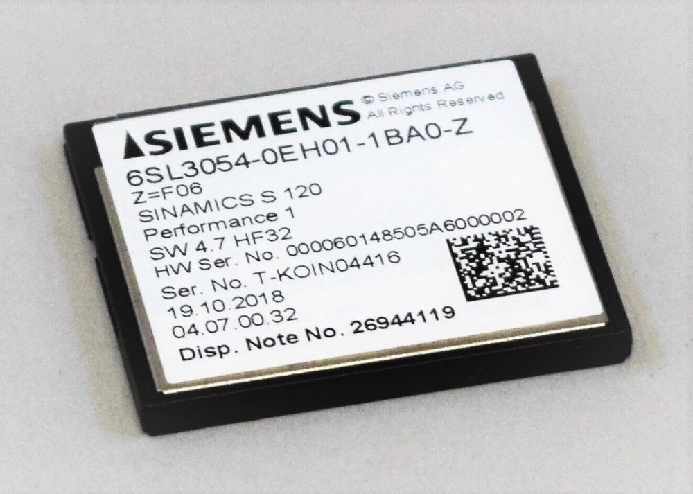 SIEMENS 6SL3054-0EH01-1BA0-Z;Z:F06