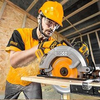 Аккумуляторная циркулярная пила BL 20B 165мм. без АКБ и ЗУ SUPER INGCO CSLI1652 INDUSTRIAL