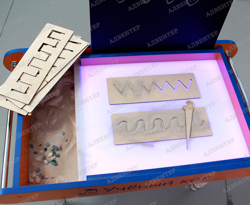 Комплект графомоторных трафаретов "Учёный кот"