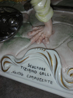 Статуэтка. Фарфор. Счастливый дедушка. Capodimonte. Италия
