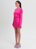 Платье мини с фигурным низом