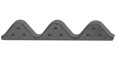 Заполнитель-гребенка Ондувилла дл. 1 м серый