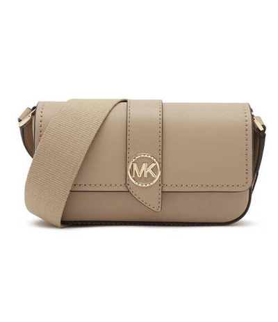 Кожаная сумка-мессенджер Michael Kors - песочный(32S3GGRC1L)