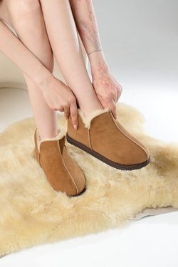 Тапочки из овчины
