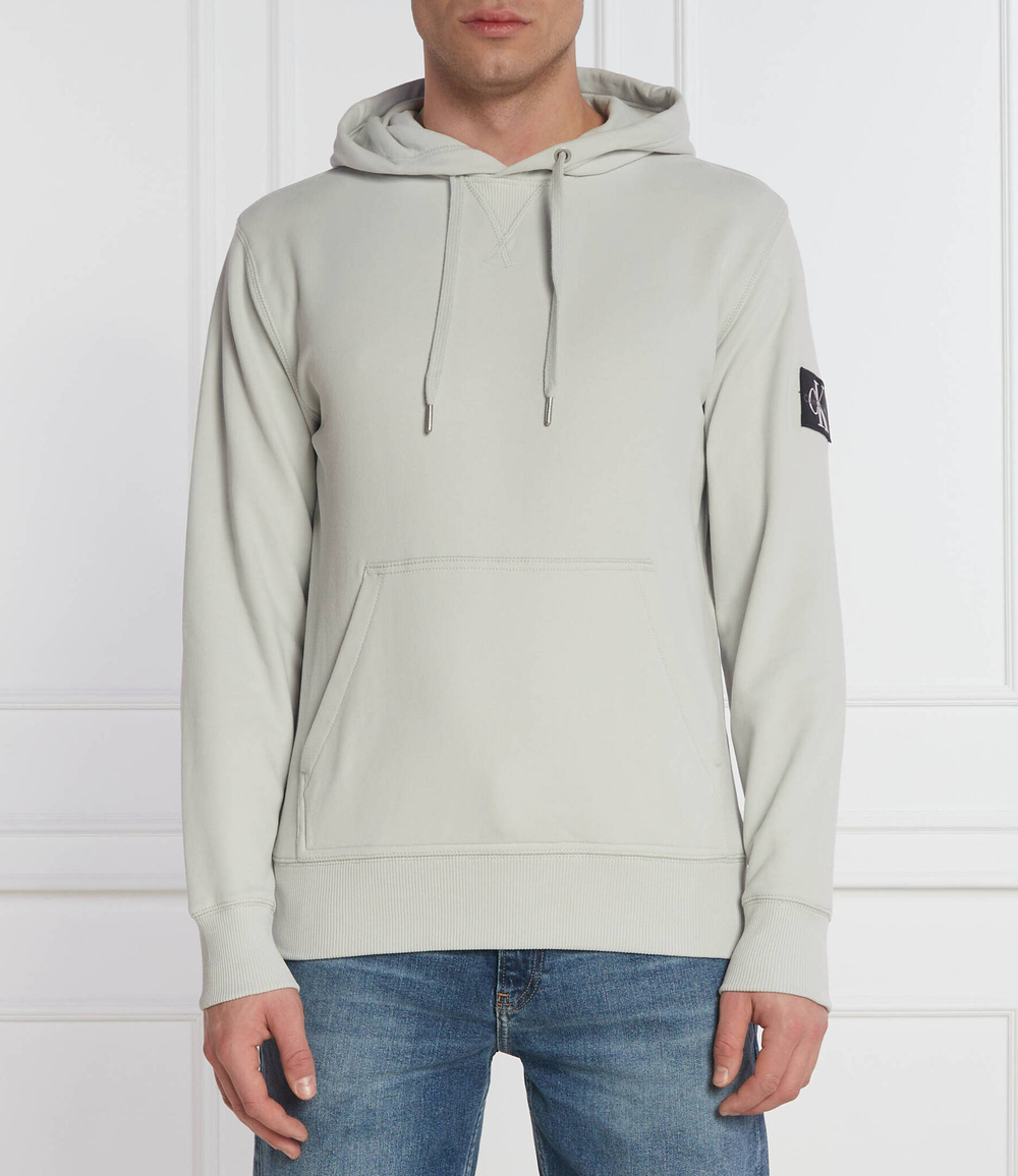 Худи BADGE CALVIN KLEIN JEANS - серый(J30J323430)