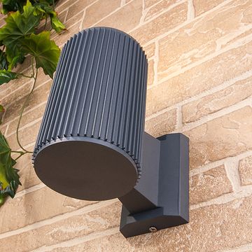 Настенный уличный светильник Techno 1404 cерый Elektrostandard