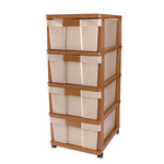 Комод 4-х секционный, цвет бежевый