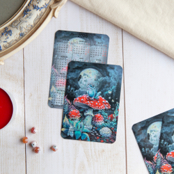 Календарик "Мухомор и лягушка" 2026