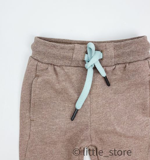 Штанишки из футера с начесом "Wild boy"