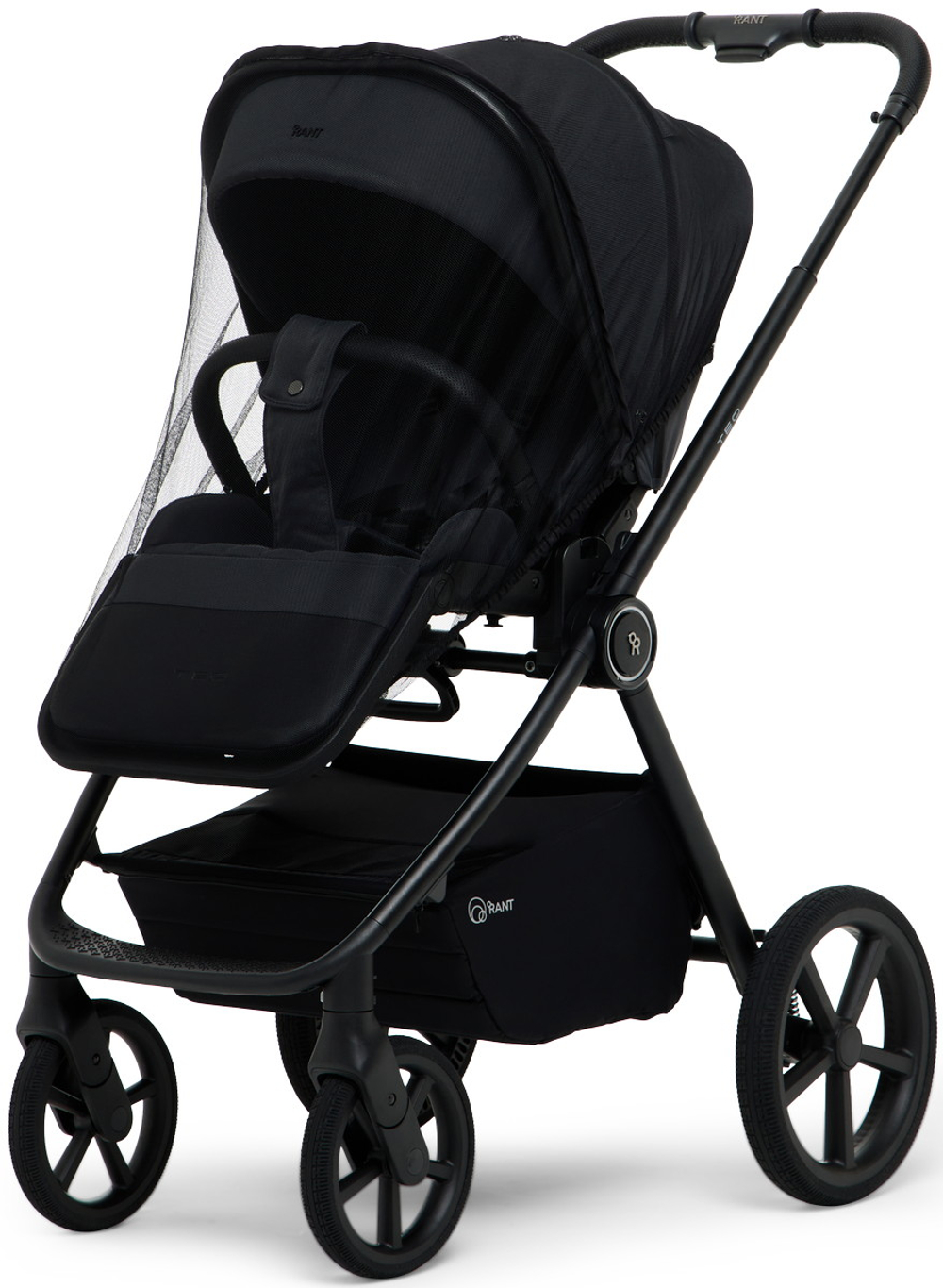 Детская коляска Rant Teo Soft 3 в 1 с автокреслом Aster Zero Olive Graphite