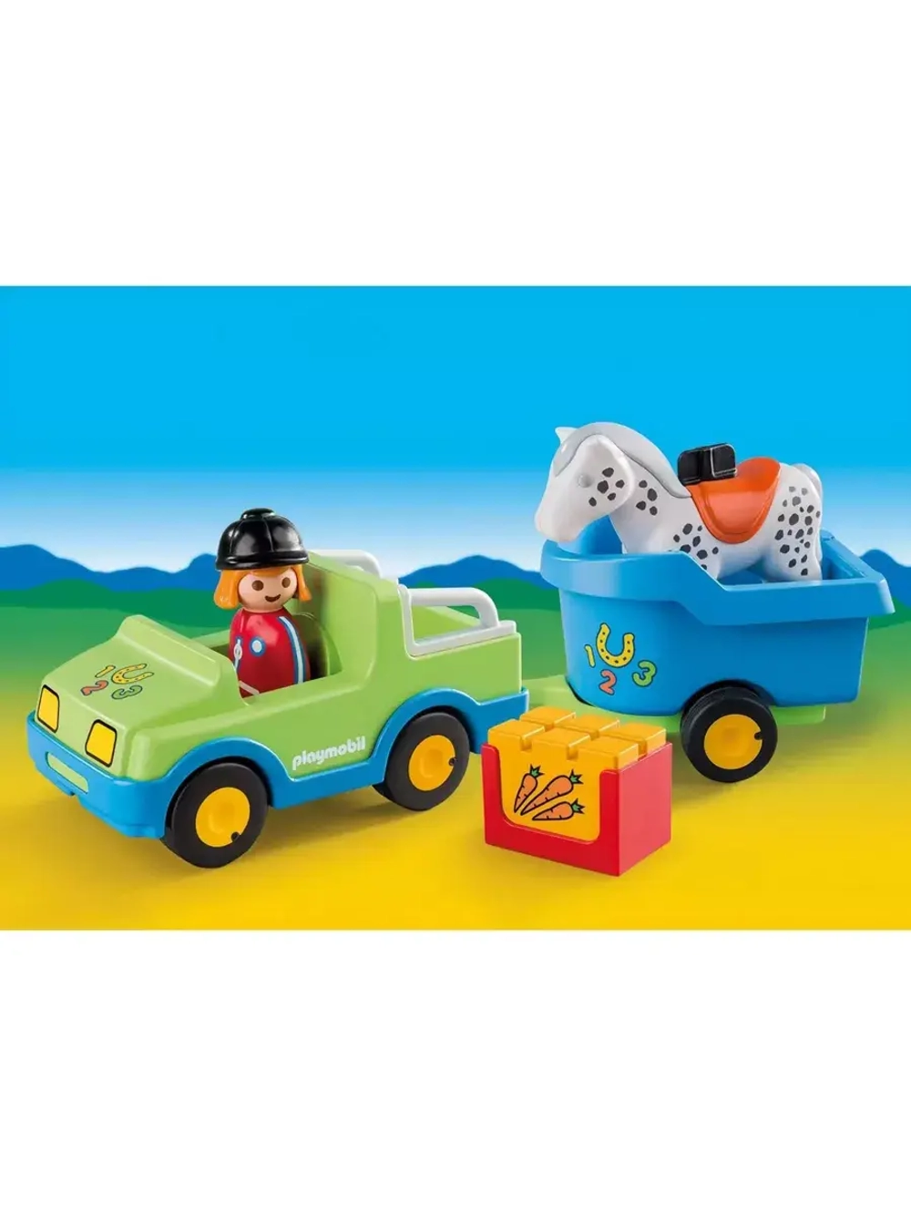 Набор Автомобиль с коневозкой Playmobil 6958