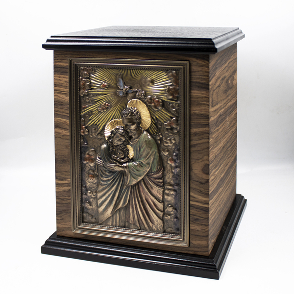 Урна для праха «Святое семейство» шпон венге