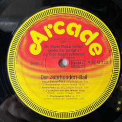 Винтажная виниловая пластинка LP Die Wiener Philharmoniker, Вилли Босковски, Willi Boskovsky, Der Jahrhundert Ball (Германия 1981)