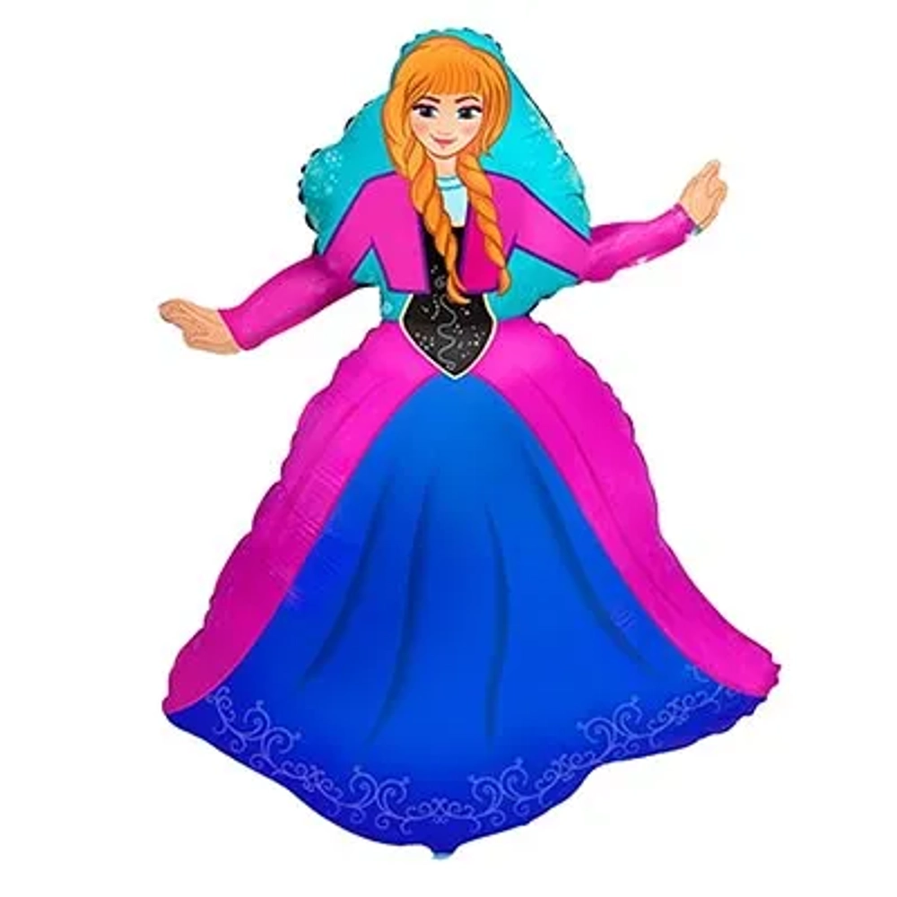 Шар фольга Фигура Принцесса Алина 99х69 см с гелием