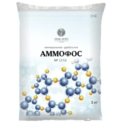 Удобрение минеральное (NP 15:52) 1 кг Аммофос