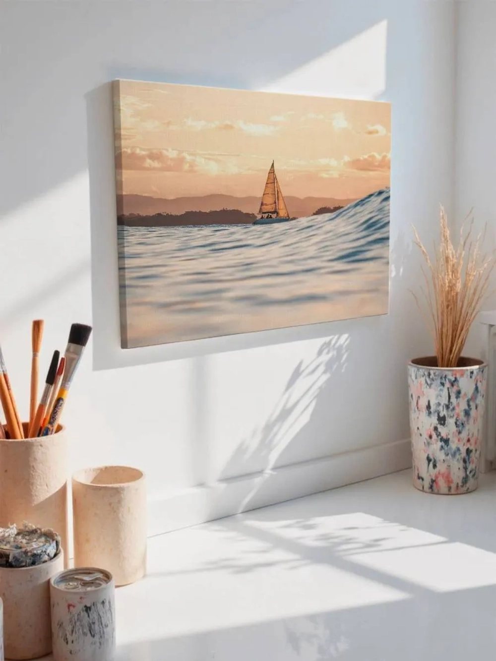 Картина на стену 40 X 50 Парусник