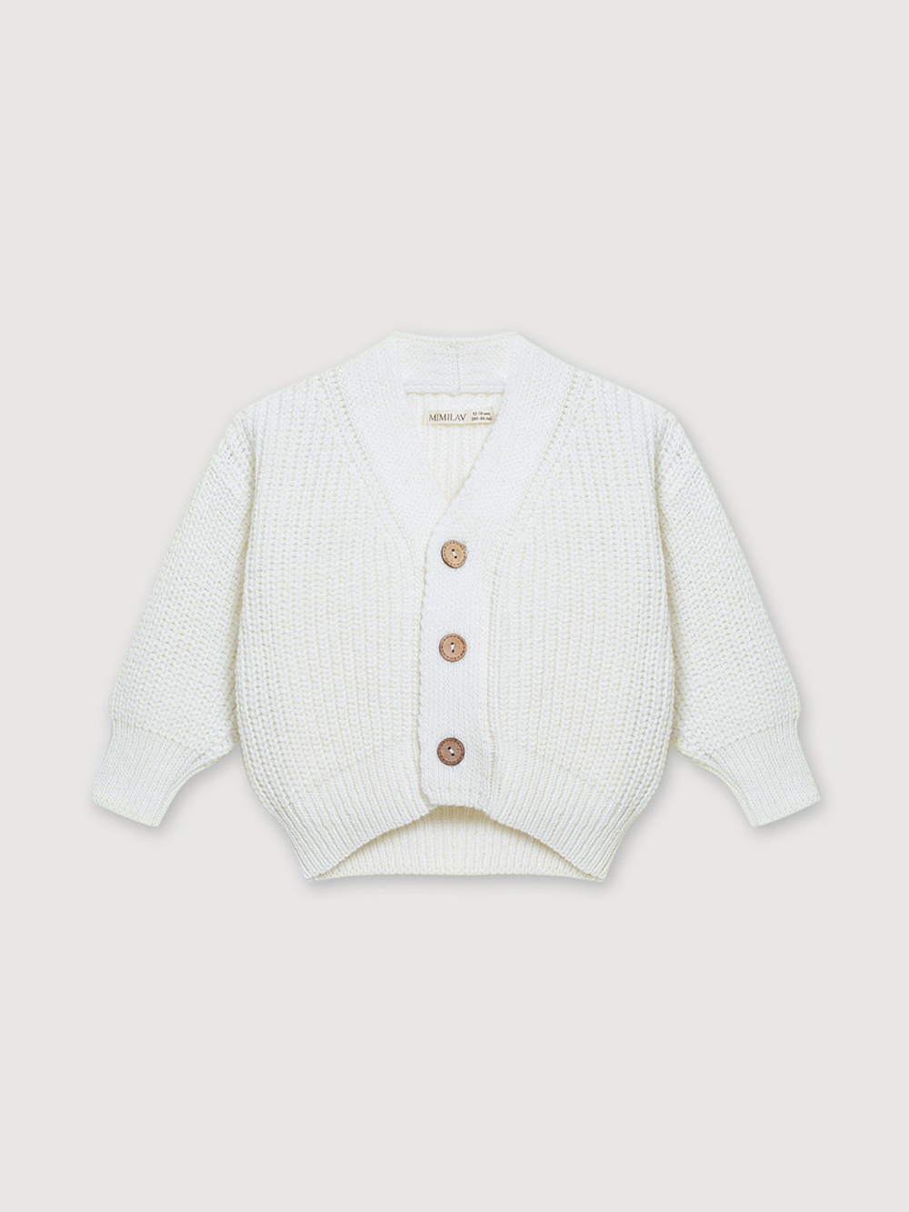 Кардиган oversize, Молоко