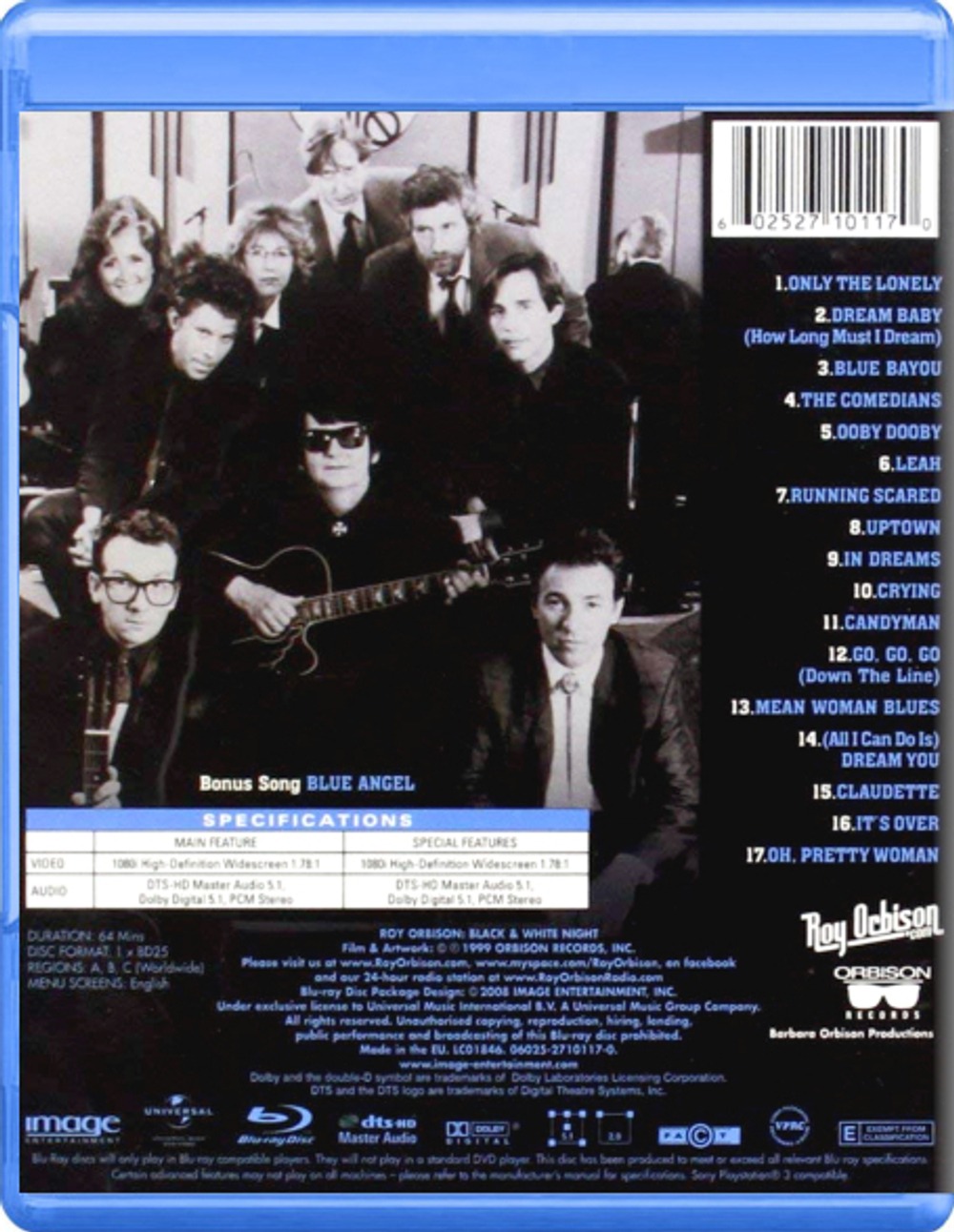 Roy Orbison / Black & White Night (Blu-ray)