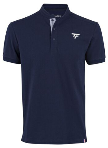 Мужское теннисное поло Tecnifibre Polo Pique - небесный