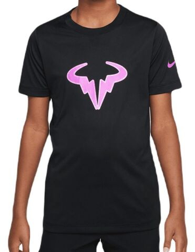 Футболка для мальчика теннисная Nike Rafa Training T-Shirt - black