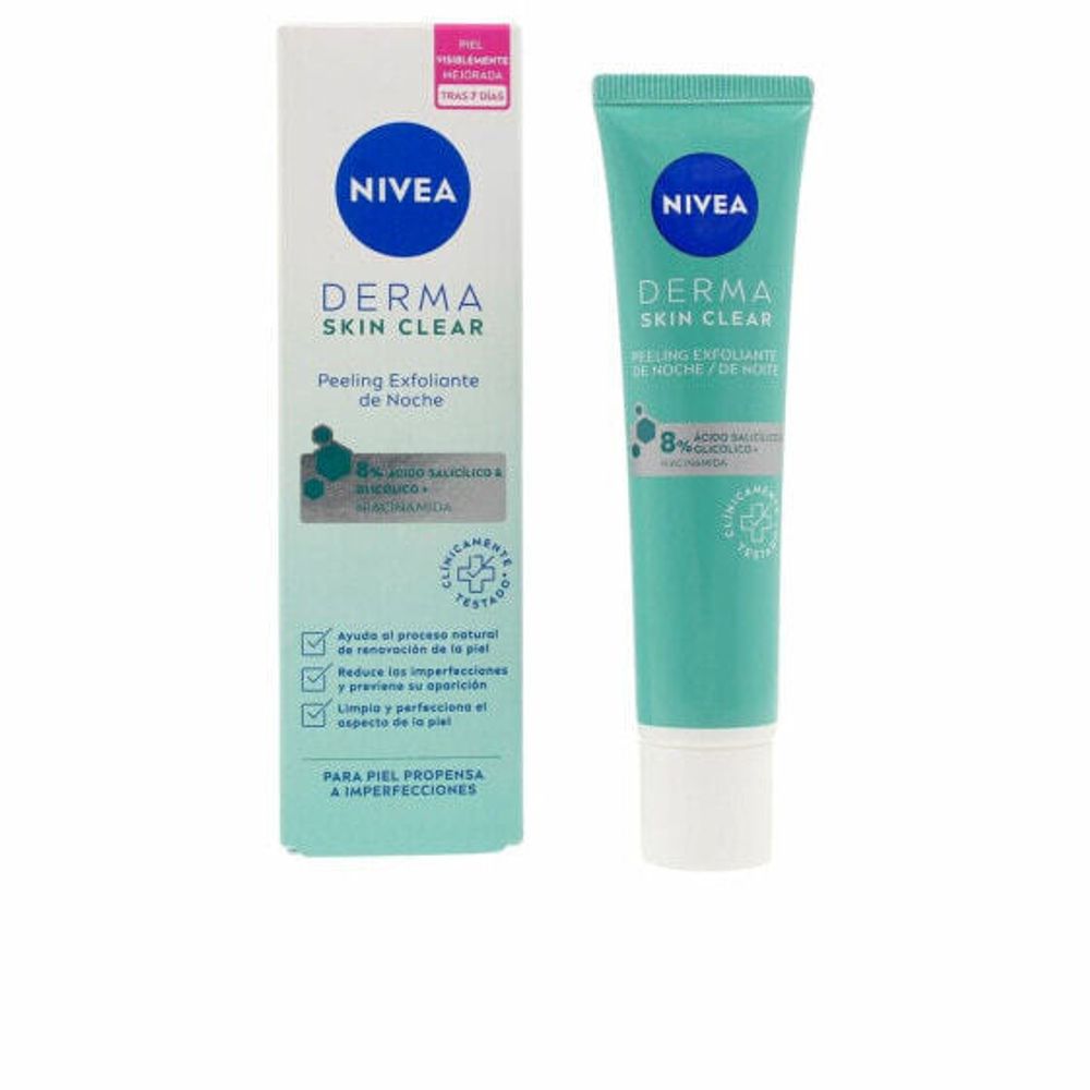 Жидкие очищающие средства Очищающий крем Nivea Derma Skin Clear 40 ml